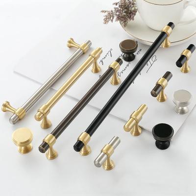 1 Piece Kitchen Handles Cabinet Bar Handle Wardrobe Knobs Door Pulls Furniture Brass Hardware