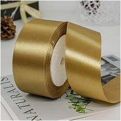 100% Polyester Single Face Satin Ribbon Roll 38 mm 1.5 Inch Custom Printed for Decoration and Wrapping