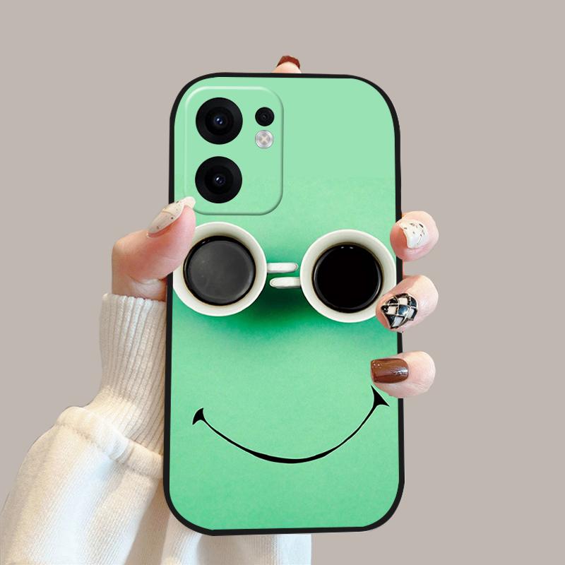 Cartoon Case For Oppo Reno13 F Shockproof Soft Silicone TPU Phone Cover For Oppo Reno 13 F 13F 4G 5G Coque Reno13F Fundas Capa