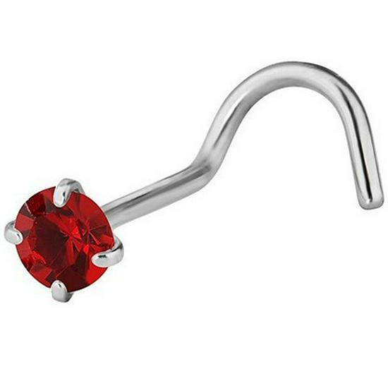 European & American Titanium Steel Zircon Nose & Ear Stud - 3MM Stainless Steel Piercing Jewelry