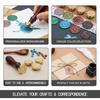 2PCS/SET Vintage Stamp Retro 26 Letters Wax Sealing Stamp Scrapbooking Wax Seal Craft Supplies Invitation/envelop Gift HCZ106-SB