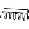 Heavy Duty Adhesive Storage Hook Rack 12 Hooks No Drilling Multiuse Organizer for Wardrobe Kitchen Cup Cabinet Bathroom