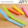 5pcs Food Bag Sealing Clips Snack Moisture-proof Clips Kitchen Storage Organizer Clips Random Color