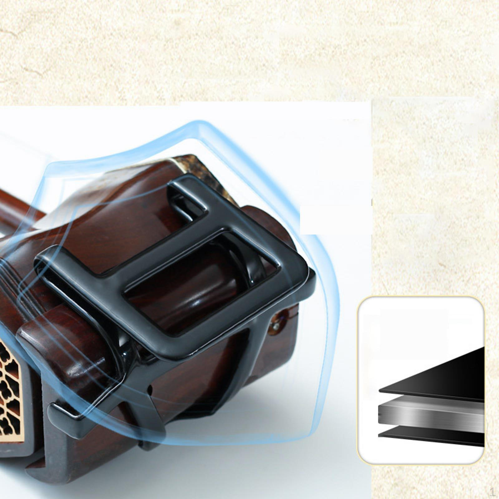 

Erhu Holder Waist Support Chinese Traditional Stringed Instruments Parts Stand White Belt