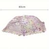 Dustproof Mesh Table Cover Fly Proof Stain Proof Table Cover Food Cover Lace Mesh Folding Vegetable Cover 2024