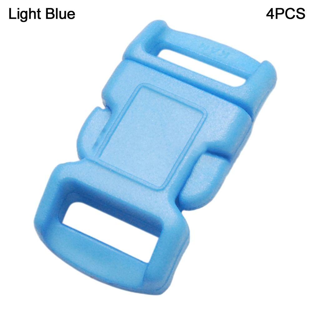 4pcs 10mm Curved Buckle Lock Plastic Side Release Buckles Adjustable Safety Buckles  Outdoor Tool