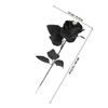 10Pcs Skull Rose Artificial Halloween Decoration Creepy Fake Rose Flowers Party Flower Prop Halloween Party Flower Prop