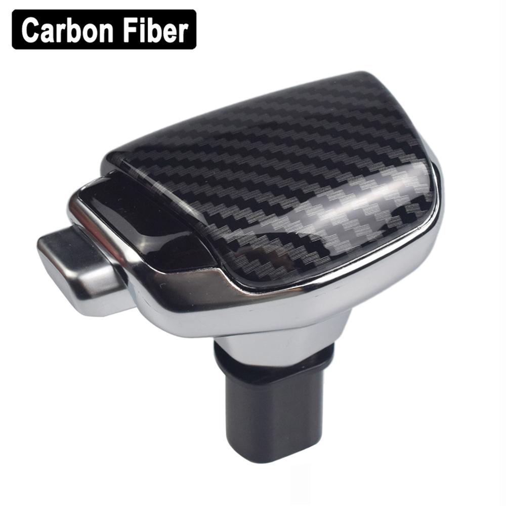Carbon / Wood / Black Automatic AT Gear Shift Knob Lever Shifter Head For Hyundai Ix35 Ix25 Mistra Tucson Kia Sportage R K4 K3