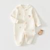 Baby Winter Romper Thin Cotton Quilted Jumpsuit Newborn Infant Warm Long Sleeve Onesie Inner Wear Crawling Clothes