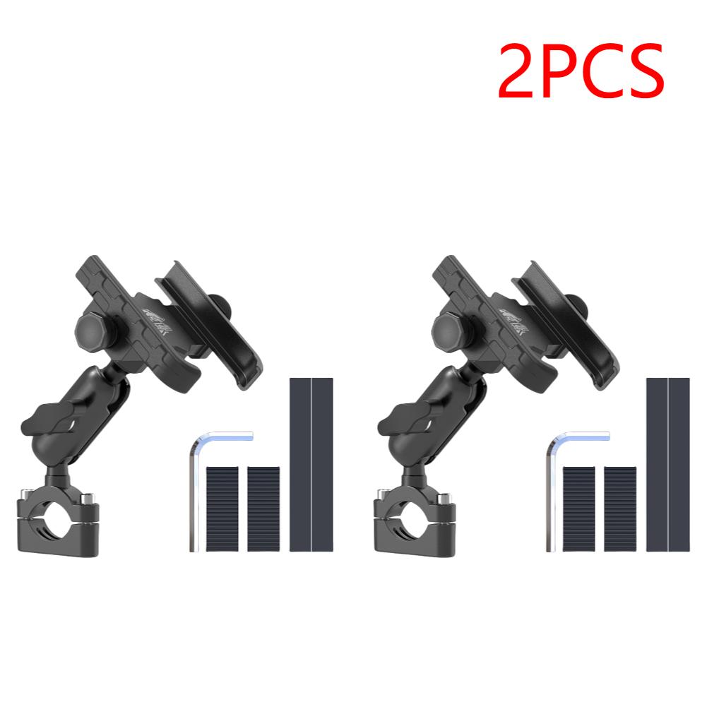 1-2PCS Aluminum Alloy Motorcycle Navigation Phone Mount Anti-Shake Adjustable Motorcycle Cellphone Holder for Motorcycle