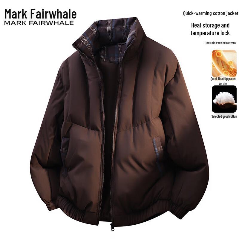 

Mark Fairwhale Men s Stand Collar Padded Jacket XL