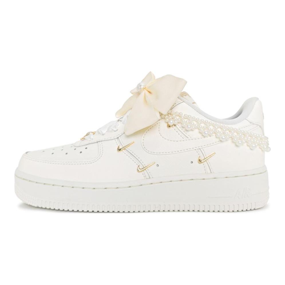 Nike Air Force 1 Pearl Promise Coverage Abrasion Resistant Coverage Abrasion Resistant Low Top Skateboard Shoes Women's FV3654-111(Team598-)