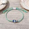 Bunte Freundschaftsbänder Kleiner Fisch Handgemachtes Geflochtenes Armband, Boho Süß Gewebtes Sommer Strand Handgelenk Zubehör Schnur Verstellbares Armband