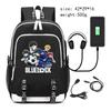 New Animation Peripheral Printing Backpack USB Interface Multi-functional Leisure Travel Bag
