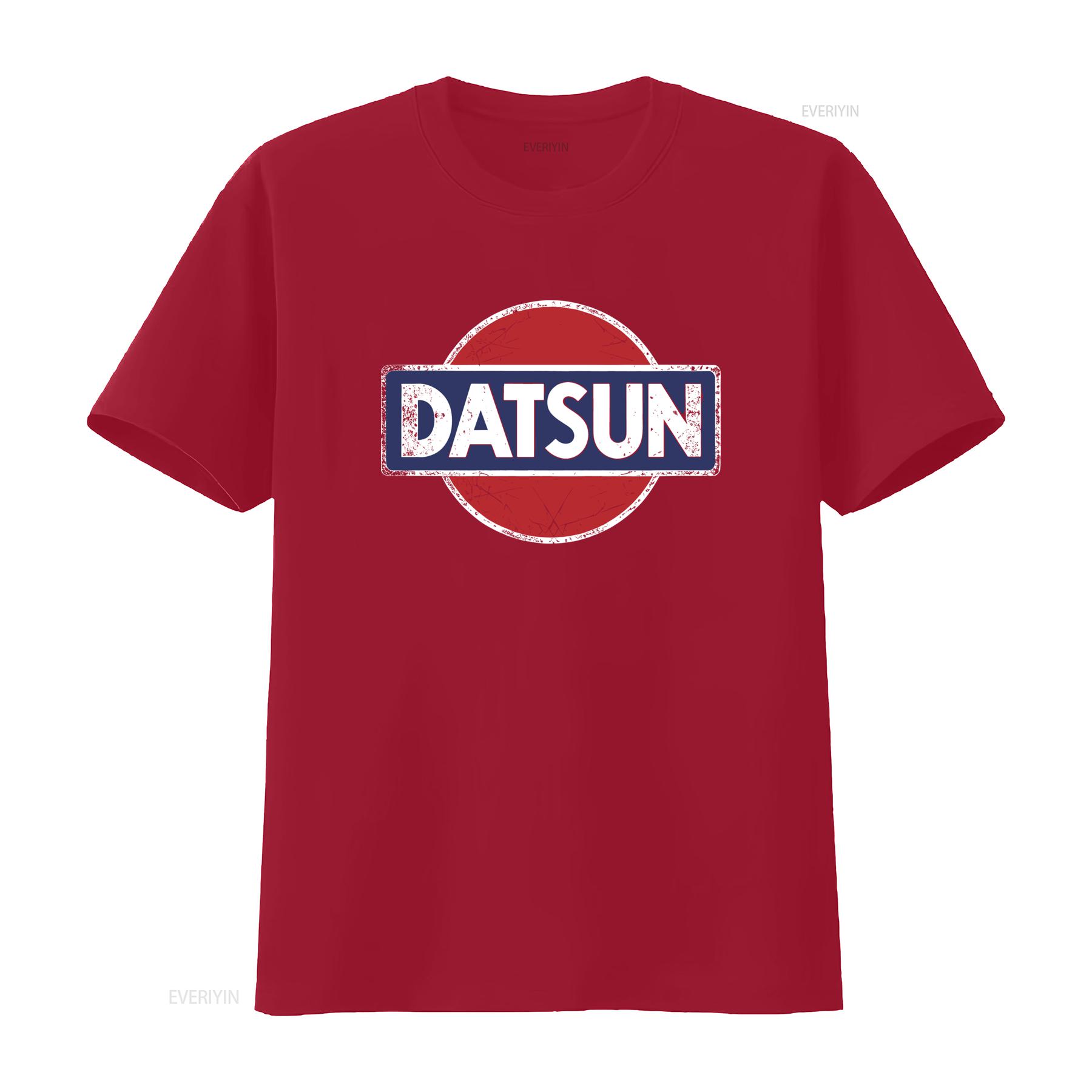 

Datsun Retro Heavy Cotton T Shirt JDM Tuner Style vintage Washed homme Casual graphic Soft Top For Everyday Wear Stretched S