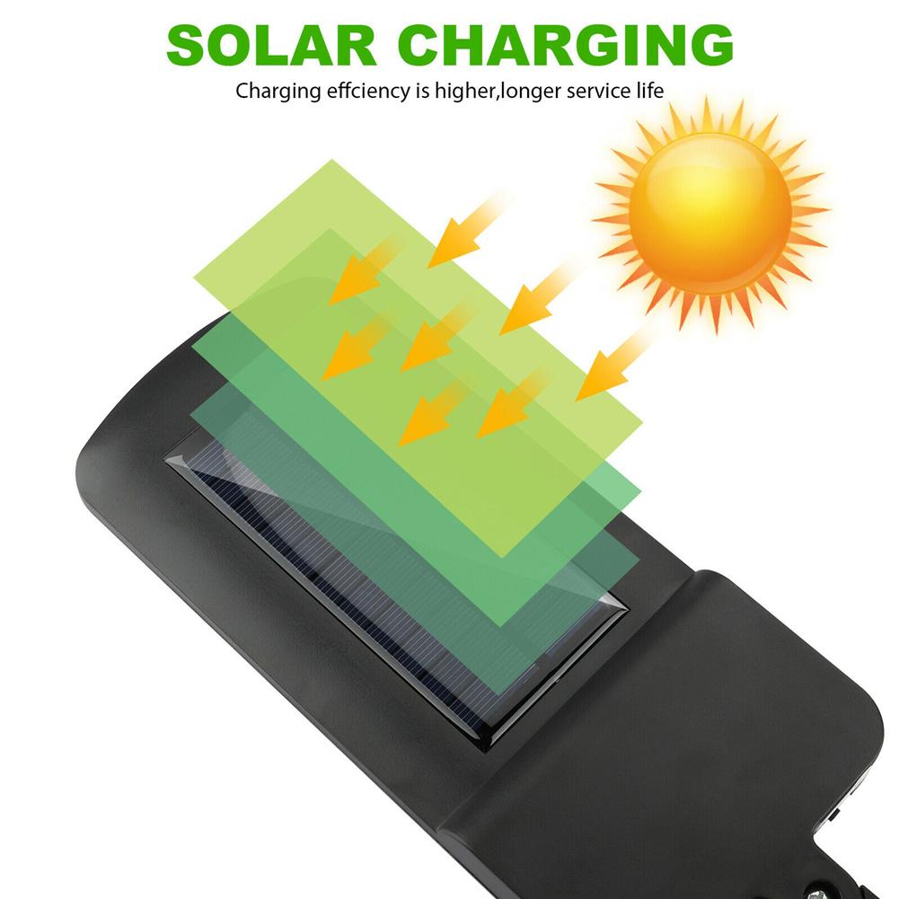 Solar Wall Light Built In Pir Motion Sensor 3 Modes 120led Super Bright Lamp With Remote Control