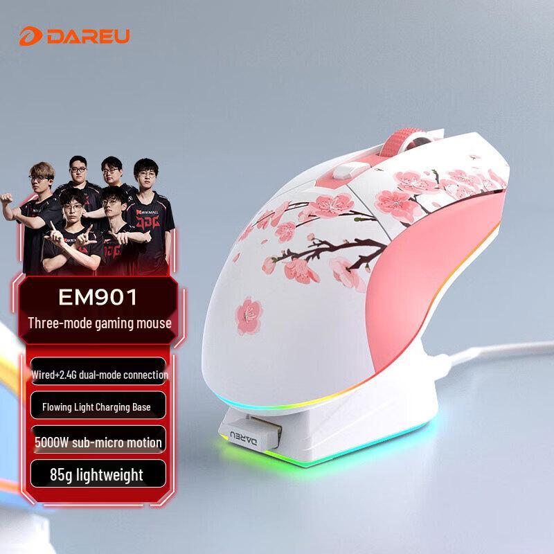 

Ігровий миша Dareu EM901 Sakura Бездротовий Двомодовий