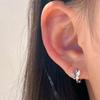 Simple Butterfly Ear Buckle Earrings Women's Niche Design High-end Ear Jewelry Ins Cold Wind Small Earrings Earrings