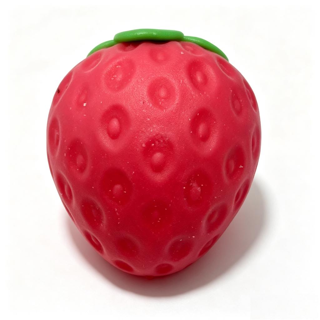 Jouet Fraise Squishy Géant, Balle Anti-Stress Sensorielle Fidget à Rebond Lent Extra Large, Jouet Fruit Sensoriel de Soulagement du Stress Cadeau pour Adultes