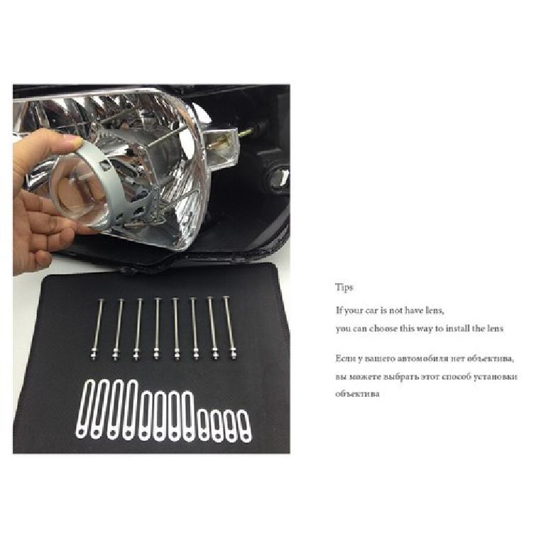 

Head light Retrofit Frame For Koito Q5 Hella Projector Lens Connecting Plates