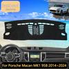 For Porsche Macan MK1 95B 2014~2024 2015 2016 Car Dashboard Cover Mat SunShade Pads Interior Carpet  Anti-Slip Car Accessories