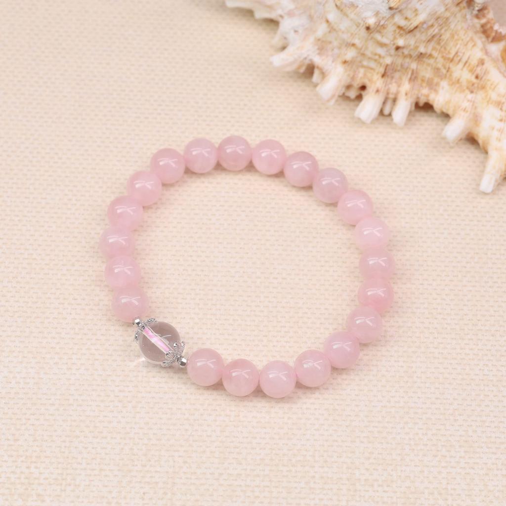 Rose Quartz Crystal Love Fulfillment Bracelet for Women [COAI]