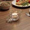 Glass Shell Vase Clear Conch Tealight Holders Votive Candle Cup for Weddings Aromatherapies Floral Arrangements Bowl