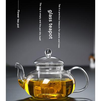 Žáruvzdorná, 350-1000ml čirá skleněná konvička na čaj, japonská konvička na čaj s infuzérem, žáruvzdorná, přenosná konvička na čaj, dárky