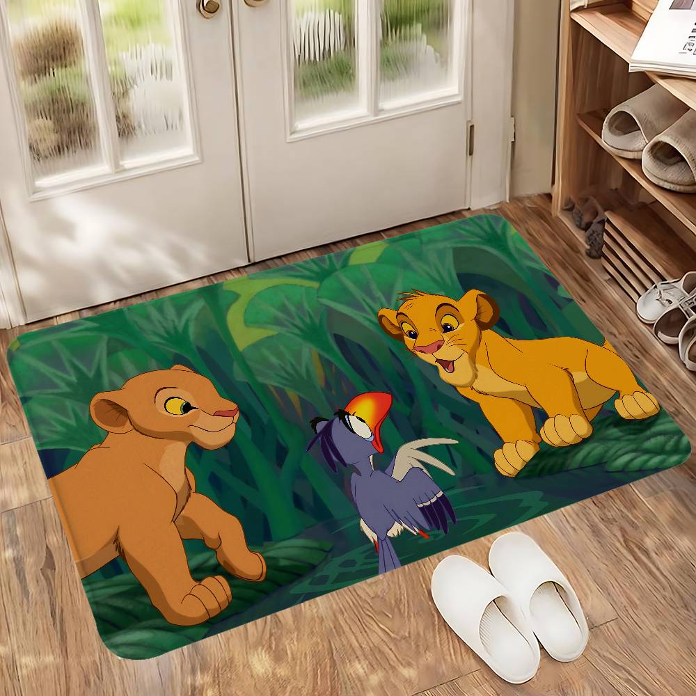 Vintage L-LionS K-King Cartoon Carpet For Living Room Sofa Decor Modern Rug Floor Mat For Men Bedroom Durable Area Rugs