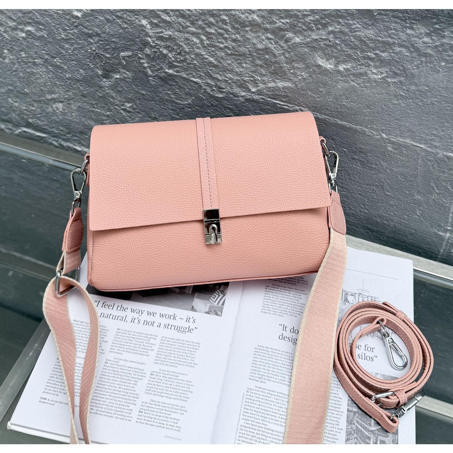 

Женская сумка из коровьей кожи через плечо, большая вместимость, мессенджер, модная и простая, практичная и вместительная сумка, сумка из мягкой кожи розовый