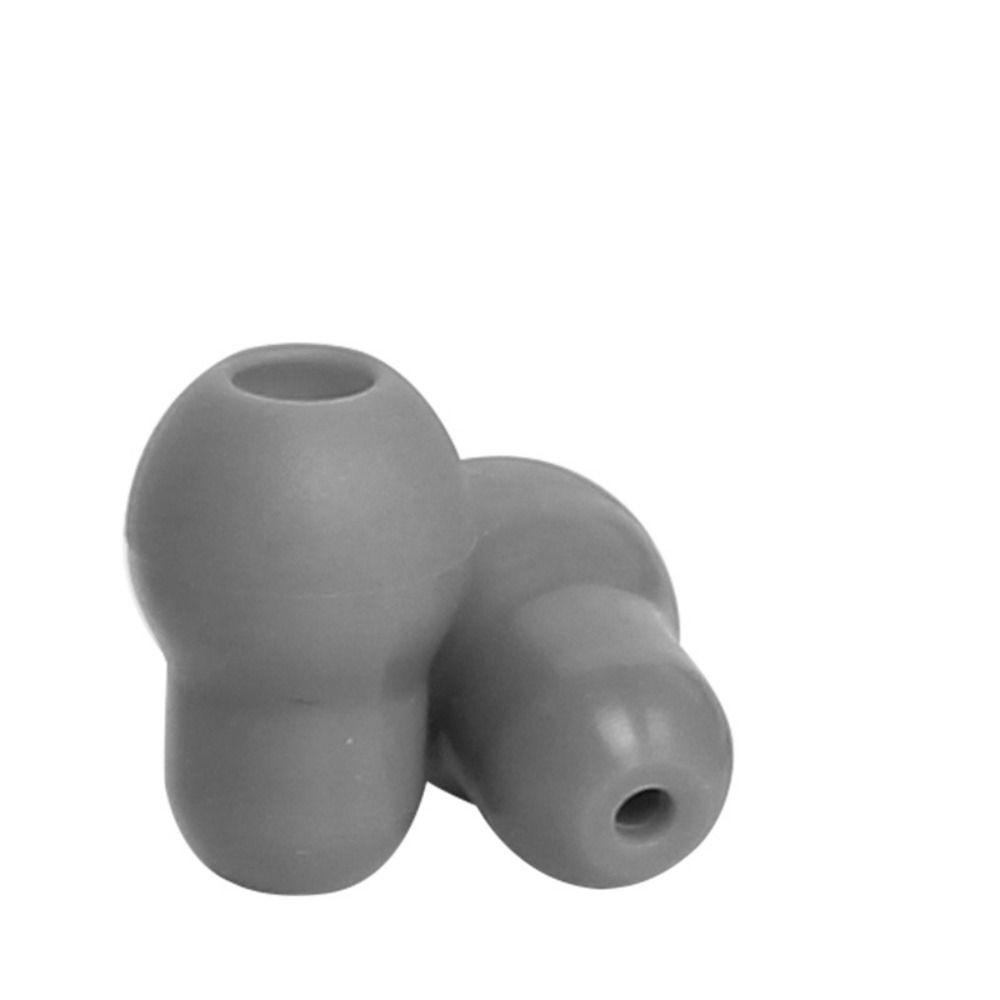 4Pcs Silicone Silicone Ear Tips Gray Black Stethoscope Ear Pieces Cardiology IV Parts