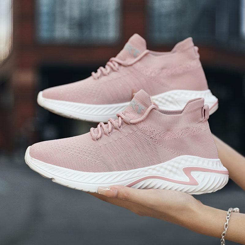 Women’s Sneakers Casual Walking Shoes Summer Men’s Sneakers Lightweight Socks Shoes for Girls Large Size 36-45