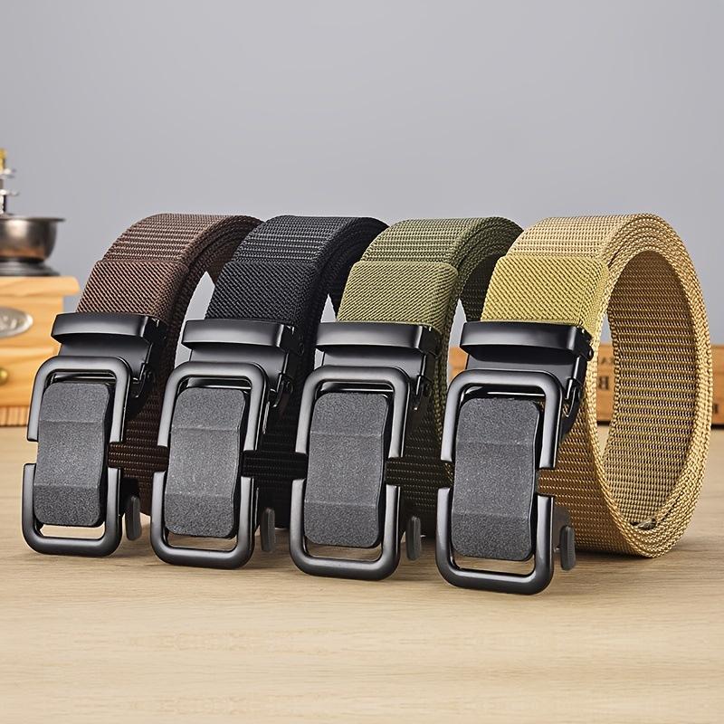 

Automatic Buckle Belt Simple Nylon Adjustable Tactical Belt 120cm чорний