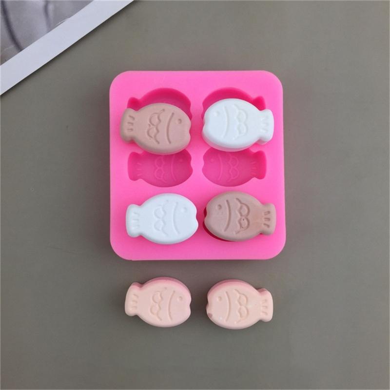 Silicone Candy Molds Baking Supplies Chocolate Molds Fish Shape Cake Decorating Tool Baking Molds DIY Fondant Molds