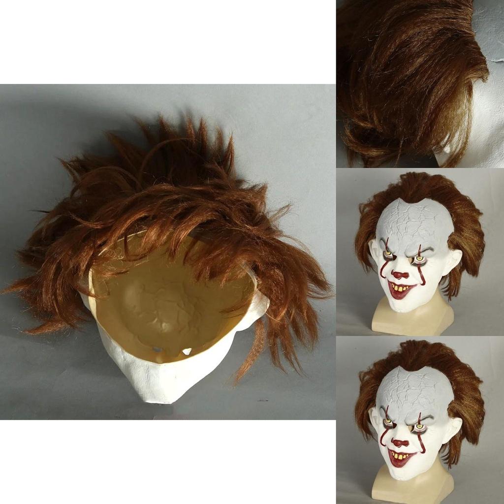 High-quality Stephen King's It Pennywise Horror Clown Mask Ideal For Costume Parties