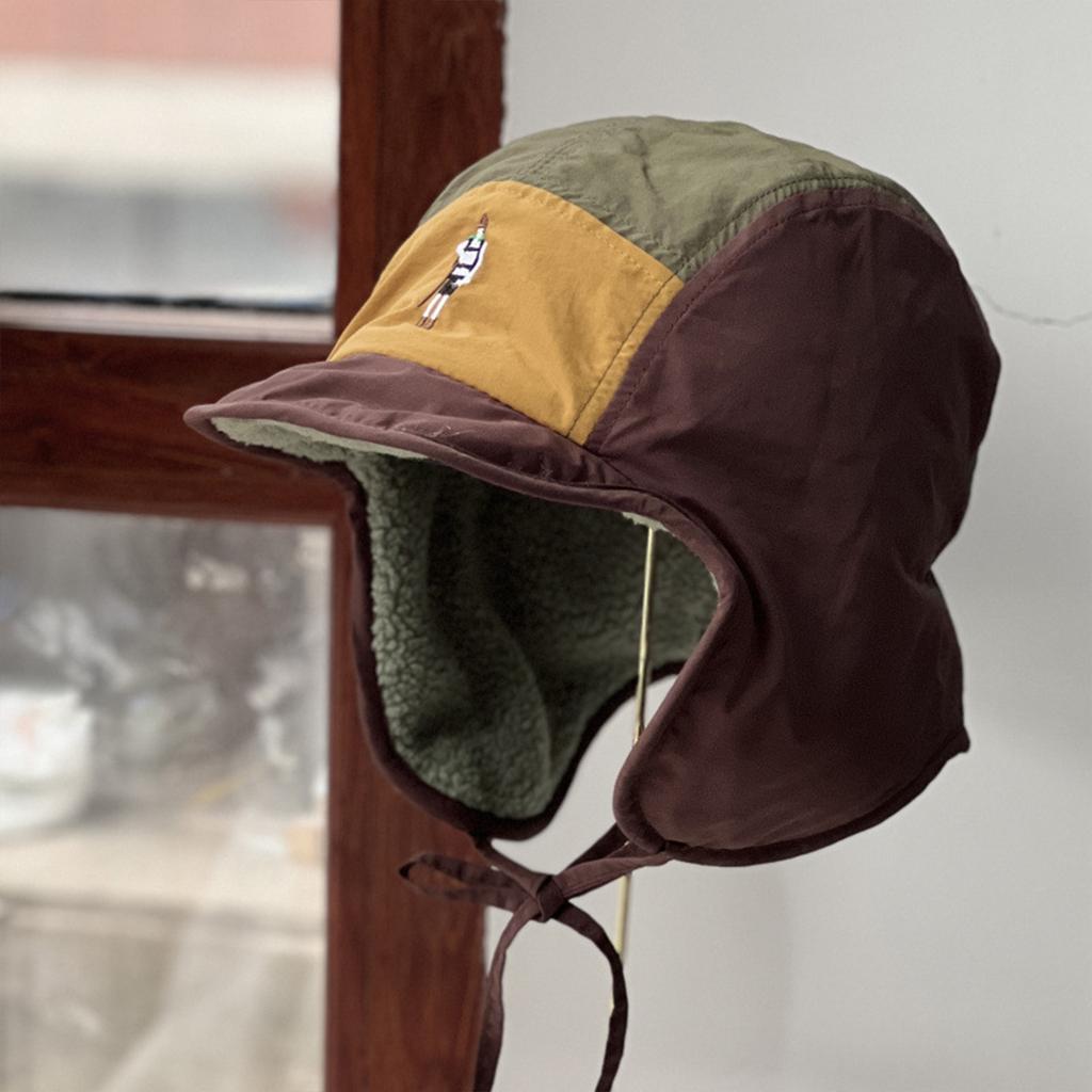 Thickened Plush Winter Thermal Cap Thickened Windproof Earflap Design Winter Hats for Cold Weather Outdoor
