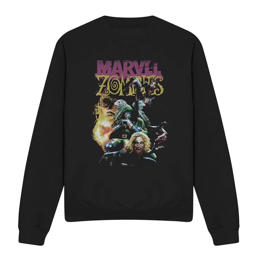 Marvel Zombies Unisex Adult Doom & The Fantastic Four Sweatshirt