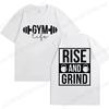 Funny Gym Life T-Shirts for Women Workout Summer Short Sleeve Tees Motivational Positive Tees Cute Exercise Fitness Tops