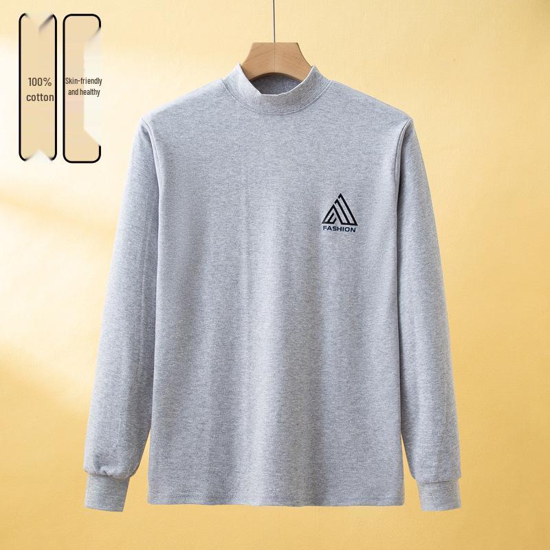 Teen Boys' Cotton Long Sleeve Autumn T-Shirt - Mid & Big Sizes Available