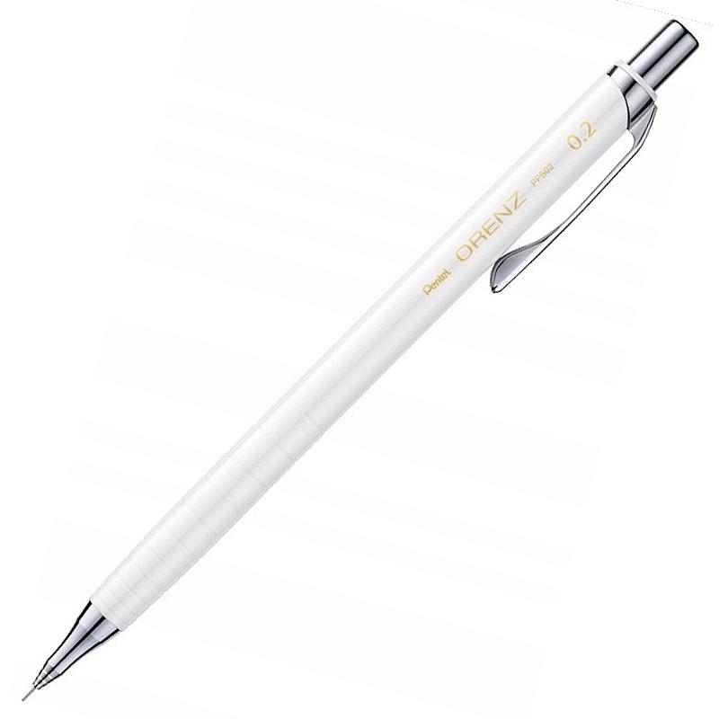 Pentel Orenz Mechanical Pencil 0.2Mm White Pp502