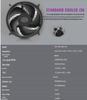 Cooler Master I30 CPU Cooler for Socket 115x H61 H110 Heatsink Fan