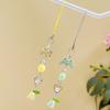 Schleife Maiglöckchen Perlen Handykette Y2K Frisch Süß Schlüsselanhänger Blume Anhänger Rucksack Taschenanhänger Hängender Schmuck Mädchen Geschenk