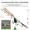 Stainless-steel Hand-operated Weeder Garden Outdoor Hand Weeding Tool Removal Farmland Puller Dandelion Digging Lawn Weeder Transplant