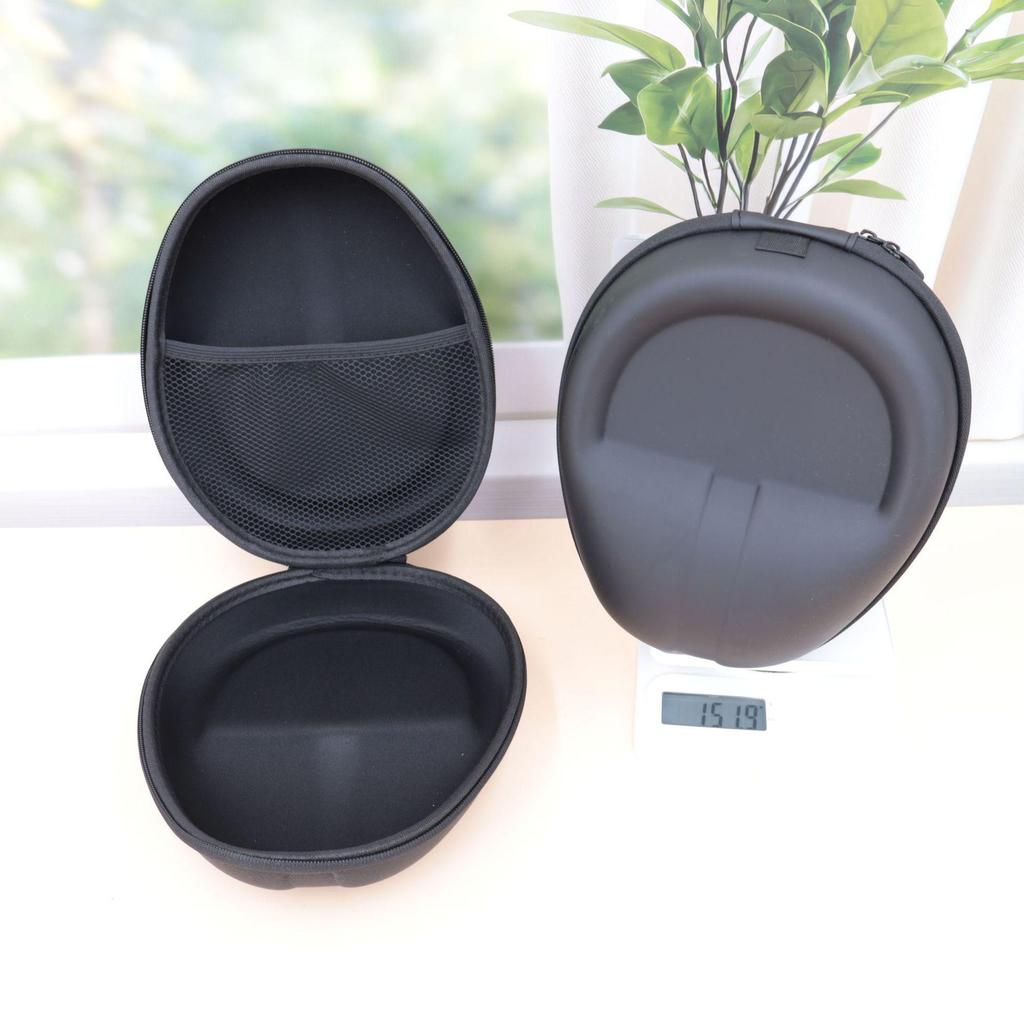 Portable EVA Headphone Case – Zippered Hard Shell Storage Bag for Bluetooth Headsets