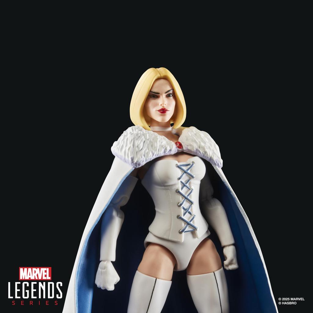 Hasbro Marvel Legends Series Emma Frost, X-Men '97 Collectible 15cm Action Figure Toy G0808 Authentic