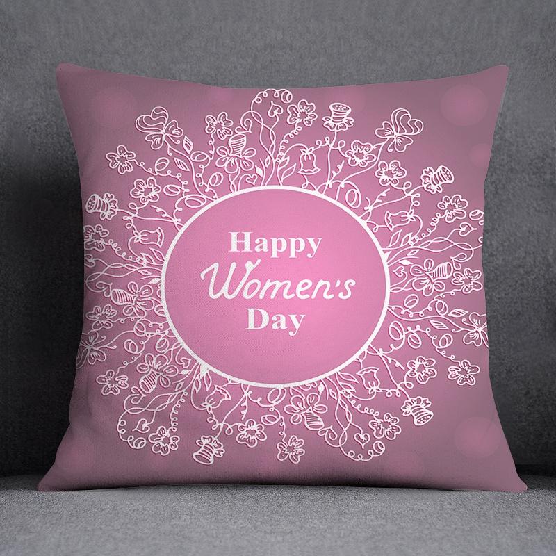 Kleine Frische Serie Muster Dekorative Kissenhülle Quadratische Kissenhülle Heim- Büro-Dekoration (45cm * 45cm)