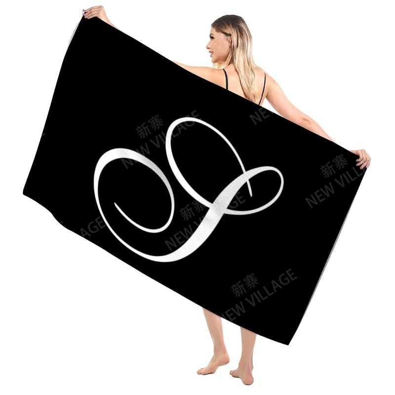 Bathroom Bath towel for adults sauna Large beach towel Gym towel Large hotel woman shower quick drying microfiber simple letter