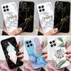 Coque de téléphone motif marbre pour Honor X8 4G X 8 5G Coque de protection souple Funda pour Honor X8a X9a X9b X9c Coque Silicone TPU