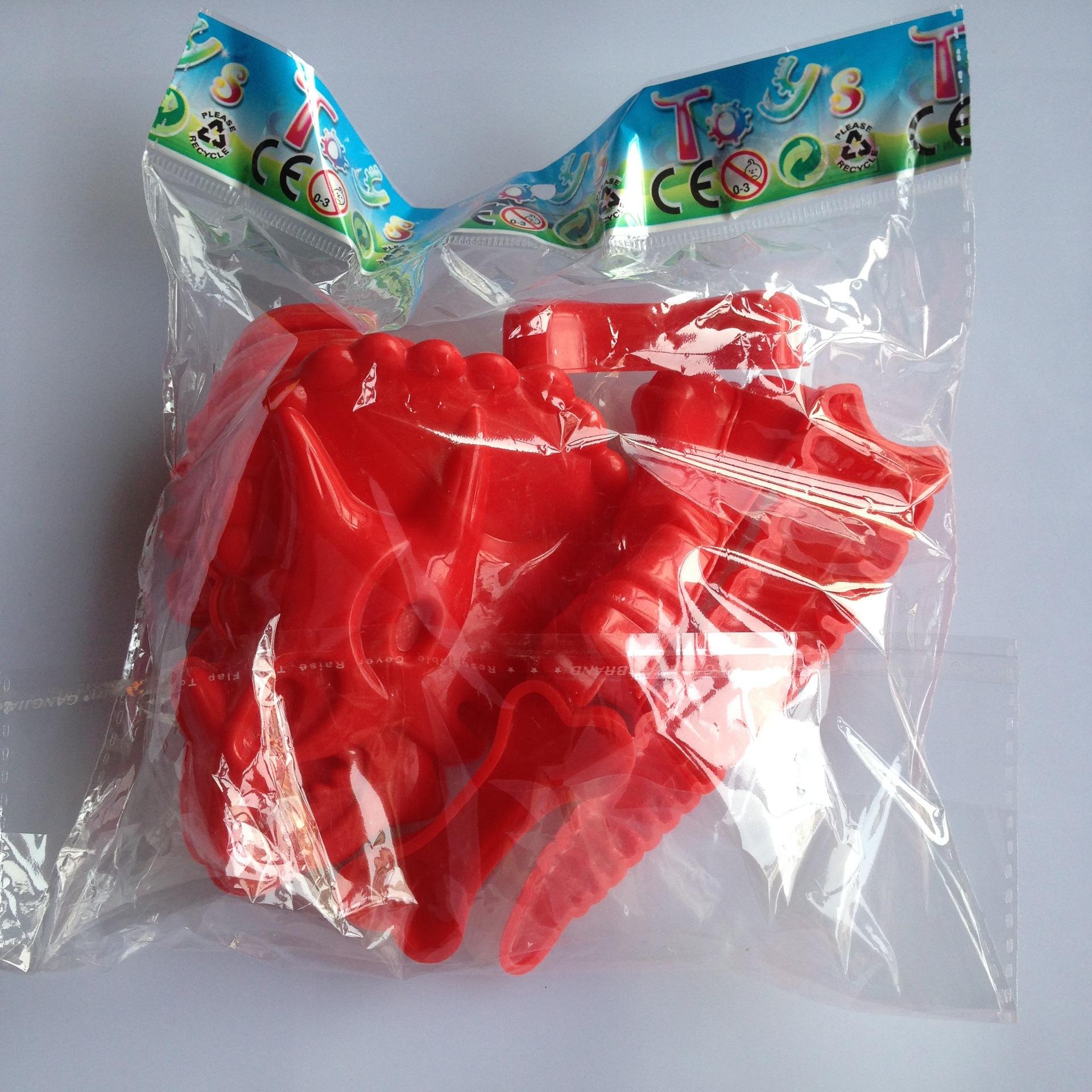 Игровые формы для песка в виде динозавров для детей — фото 5