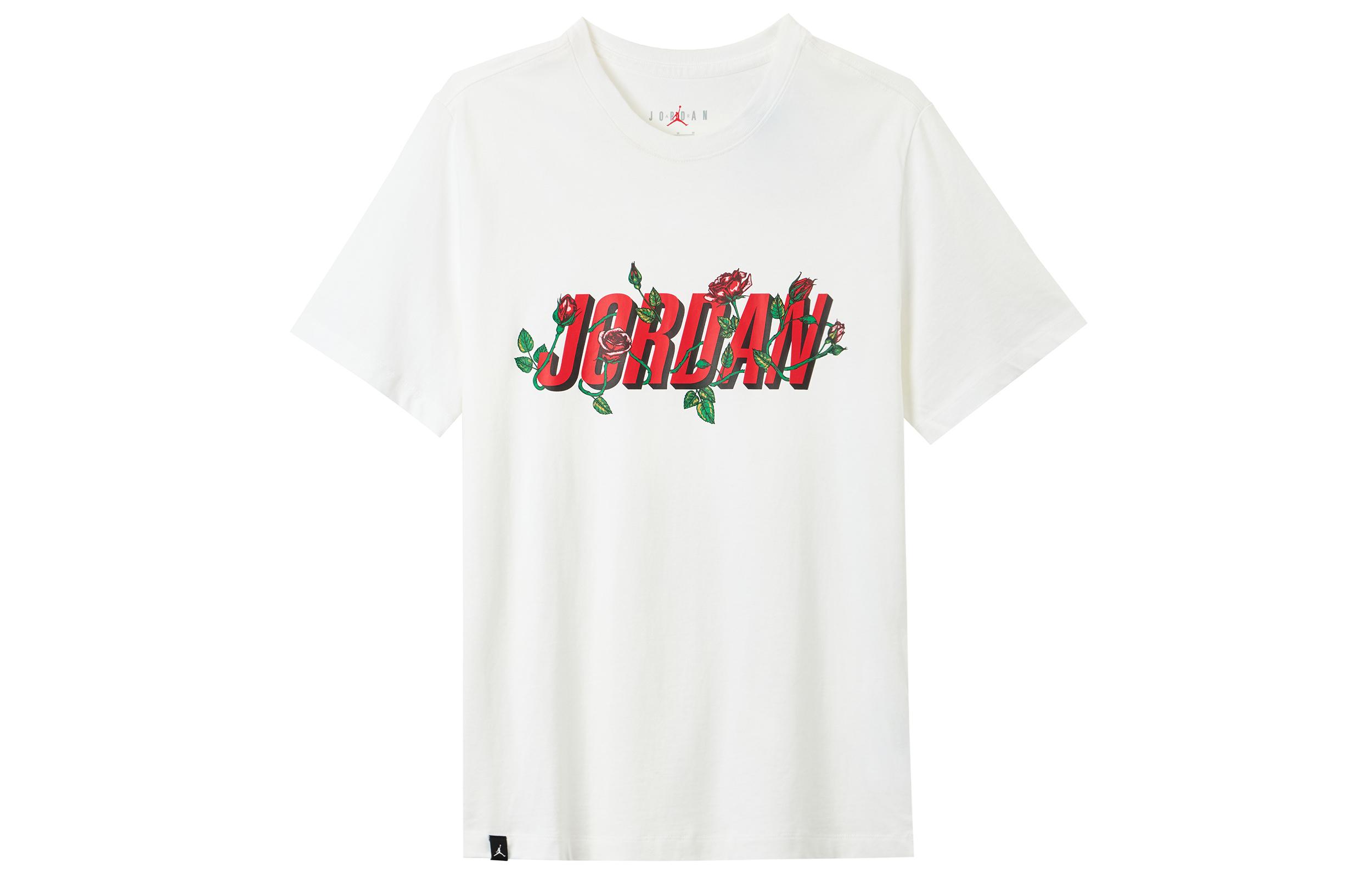 Jordan Set-in Sleeve T-shirt Heren Wit 2XL